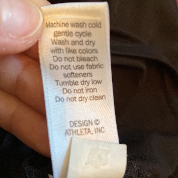 Athleta Black Mesh T-Shirt - Picture 5 of 5